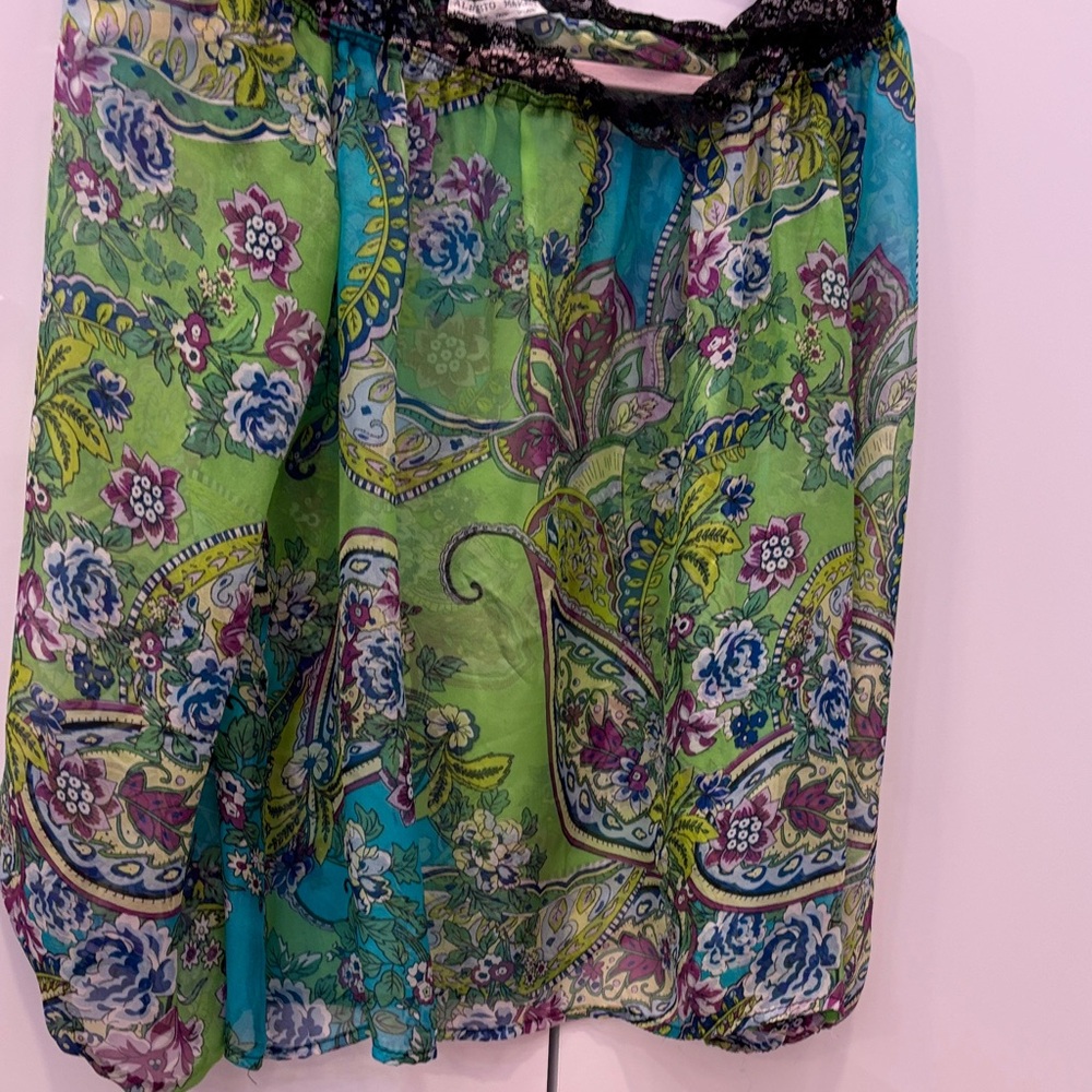 Alberto Makali Multicolor Floral Blouse